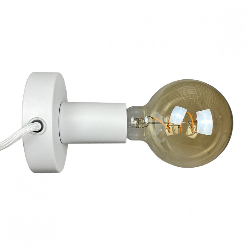 Applique murale / Lampe à poser en métal blanc - CARGO 1480
