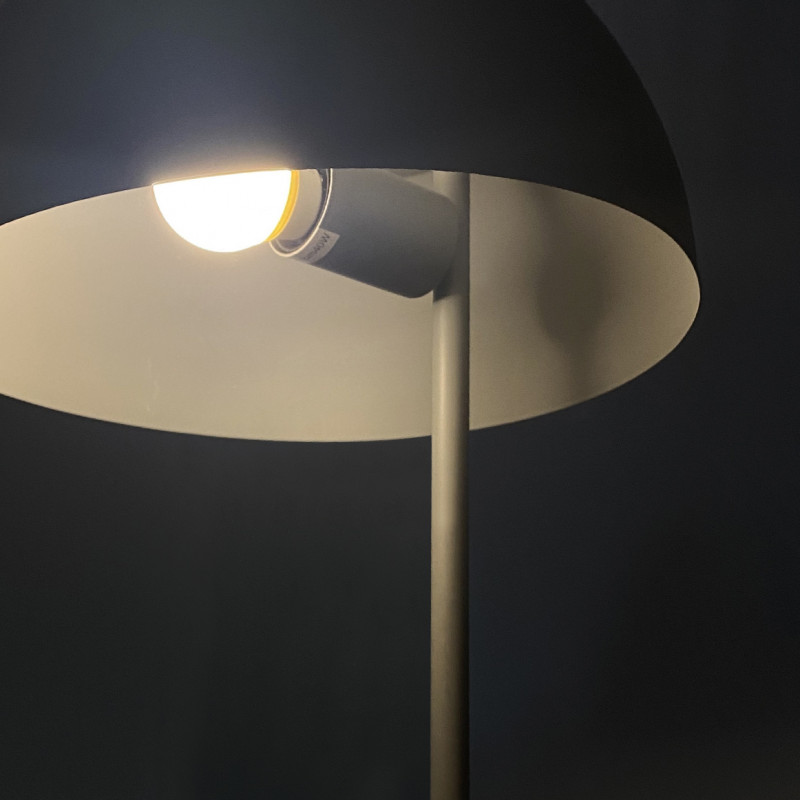 Lampe de bureau avec abat-jour en métal gris H54 cm - POLY 5621