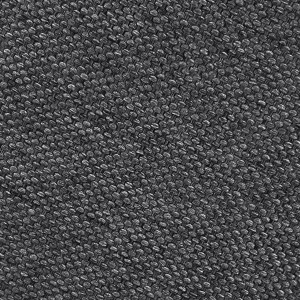 Sommier 140x190 cm bois massif tissu gris foncé pieds métal - REMIMOS