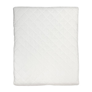 Couvre lit en polyester effet lavé blanc 180 x 230 cm - DOMI 0981