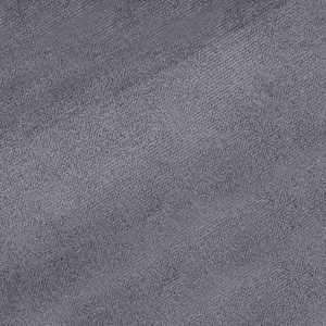 Lit boxspring 180x200 velours gris + matelas et surmatelas - BRANDON