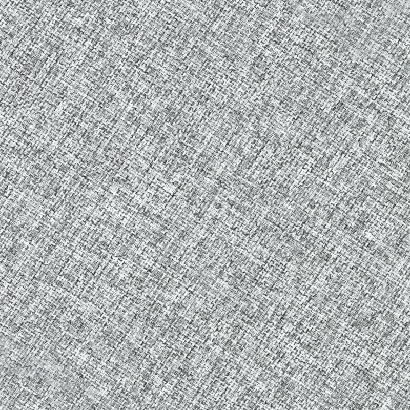Lit boxspring 180x200 cm tissu gris + matelas et surmatelas - AISHA