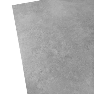 Table extensible 160/240 cm en céramique gris clair effet béton - LIMA