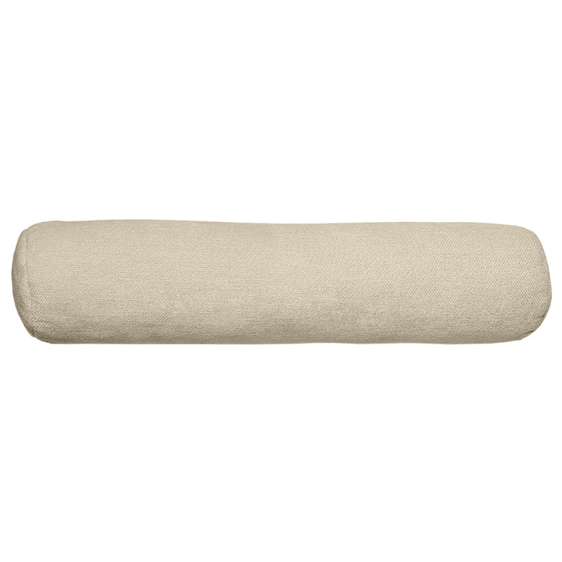 Set 6 coussins décoratifs pour lit tissu doux écru 3 tailles - SKY