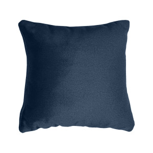 Set 6 coussins décoratifs pour lit velours bleu nuit 3 tailles - RIVEN