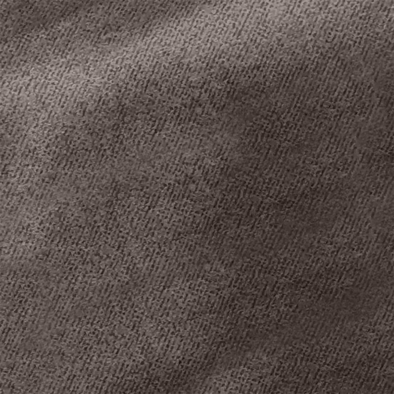 Set 6 coussins décoratifs pour lit velours taupe 3 tailles - BRANDON