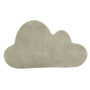 Tapis vert clair en forme de nuage très doux et antidérapant 95 x 60 cm chambre enfant – NUBE 0220