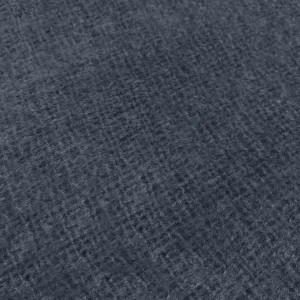 Plaid gris foncé 130 x 170 cm doux avec franges - BEHA 4285