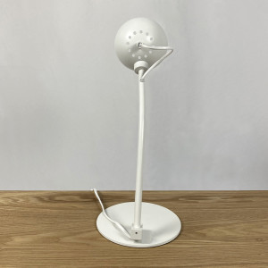Lampe de bureau abat-jour rotatif en métal blanc H43cm - PIXAR 8365
