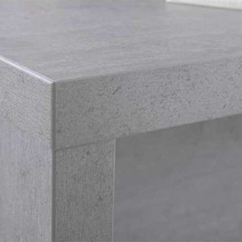 Bureau 180 cm gris décor béton - GRANIT