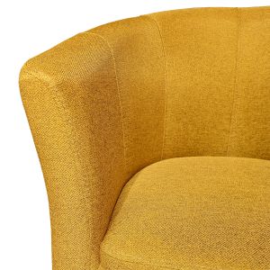 Fauteuil Cabriolet jaune moutarde - CABRI