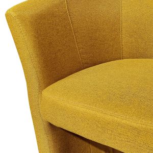 Fauteuil Cabriolet jaune moutarde - CABRI