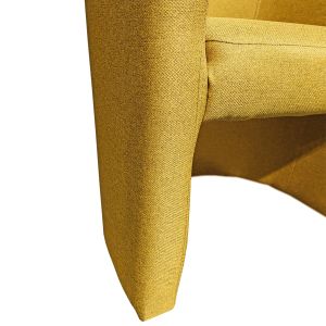 Fauteuil Cabriolet jaune moutarde - CABRI