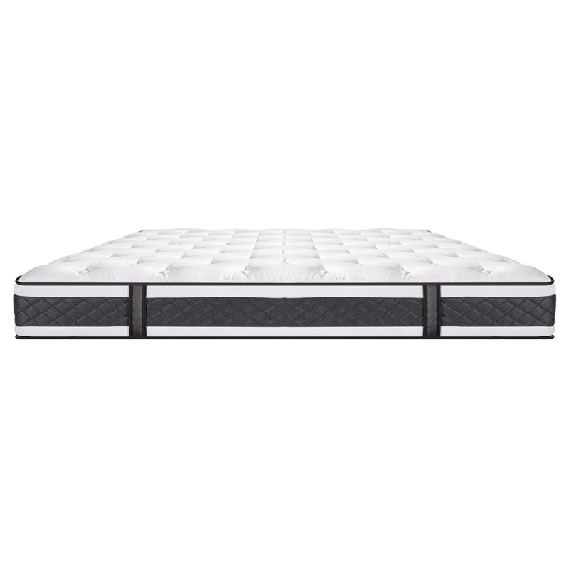 Pack Lit Sommier en Tissu Gris Anthracite avec Piètements et Matelas 90 x 190 cm Inclus - REMIMOS