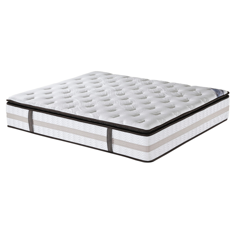 Matelas avec ressorts ensachés, gel à mémoire de forme et traitement anti acarien et bactérien 180 x 200 cm - ROYAL