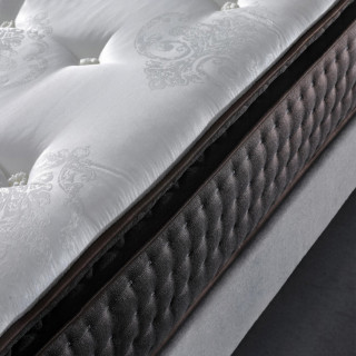 Matelas avec Ressorts Ensachés, Mousse à Mémoire de Forme et Traitement Anti Acarien et Bactérien 140 x 190 cm - LENA