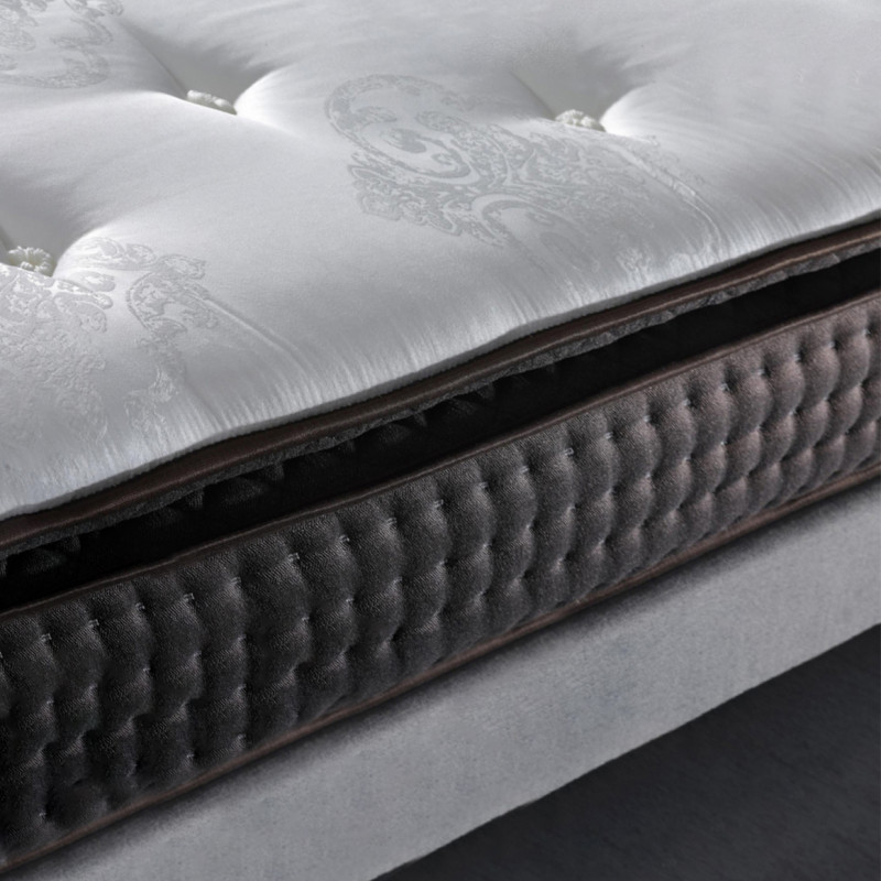 Matelas avec Ressorts Ensachés, Mousse à Mémoire de Forme et Traitement Anti Acarien et Bactérien 180 x 200 cm - LENA