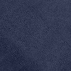 Fauteuil velours bleu nuit capitonné avec piètement métal noir - BRIO