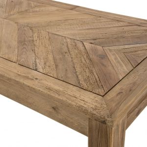 Table de repas rectangulaire 200 cm en bois recyclé -CHALET