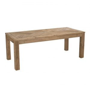 Table de repas rectangulaire 200 cm en bois recyclé - CHALET