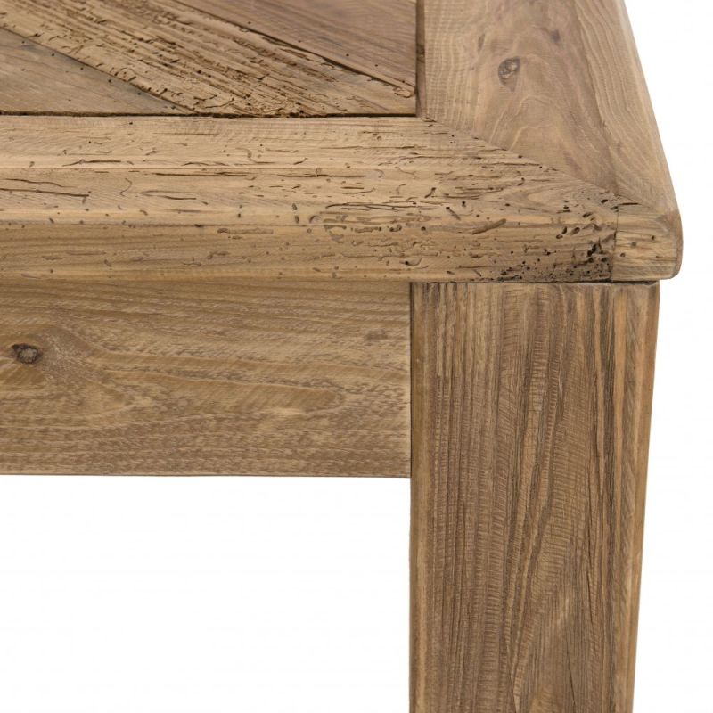 Table de repas rectangulaire 200 cm en bois recyclé -CHALET