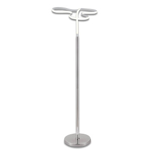 Lampadaire design et original LED angulaire - Eclairage dynamique blanc froid - Classe énergétique A++ - CLOVER