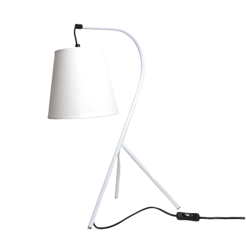 Lampe chevet design trépied blanc - CAMPANA