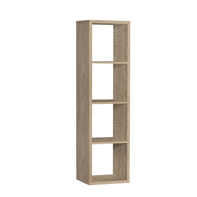 Etagère 4 casiers décor chêne - Classico