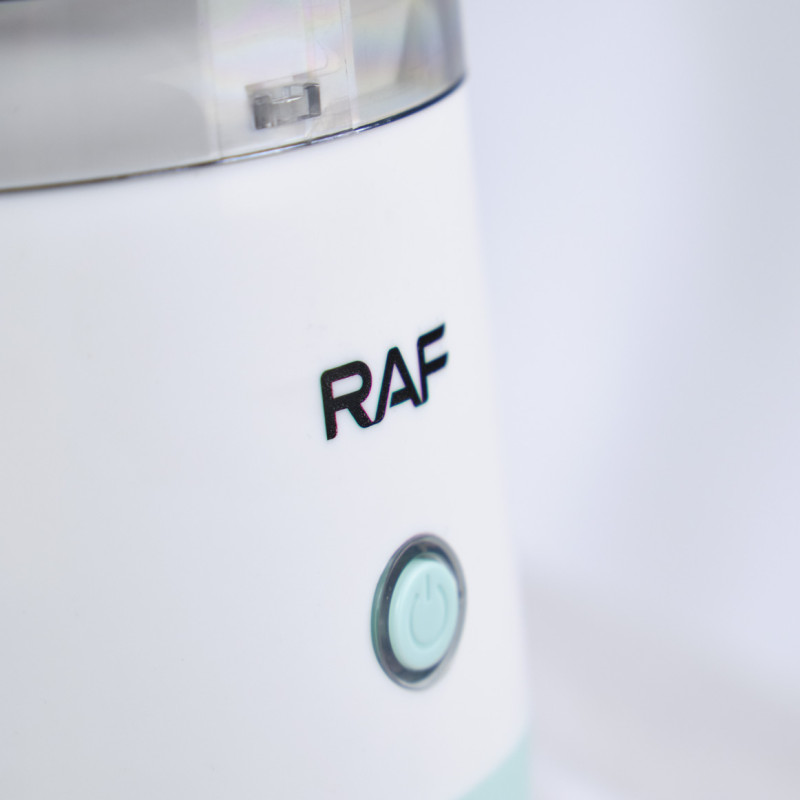 Presse Agrume Portable et Électrique en Plastique Blanc et Bleu avec Chargeur USB - LOUPIO
