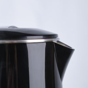 Bouilloire Électrique 2,5L en Plastique Noir et Acier Inoxydable - PAVA