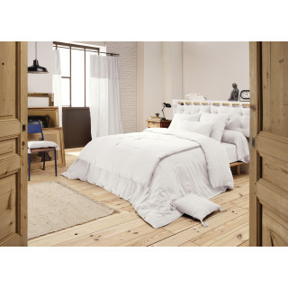 Housse de couette gaze de coton double 240 x 260 cm blanc - PEPA 4