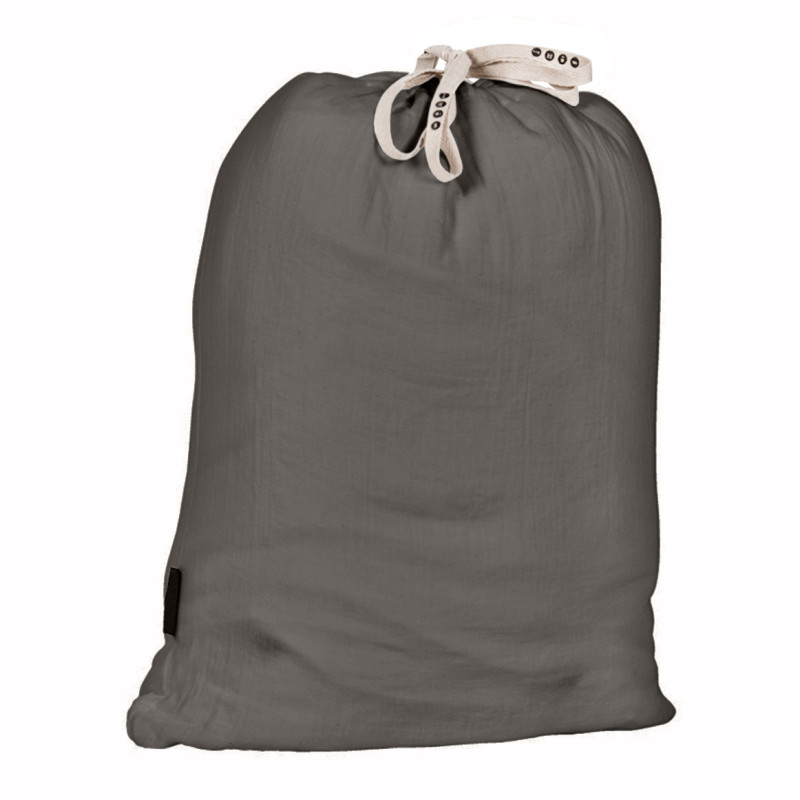 Parure de Lit  2 Taies d'oreillers 50x70 cm et Housse de Couette 240x260 cm en Double Gaze de Coton Gris - PEPA 2