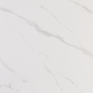 Table extensible 180/260 cm céramique blanc marbré pied croix - NEVADA 04