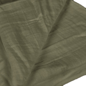 Lot de 4 Essuie-Mains 50 x 70 cm en Double Gaze de Coton Vert Gaufrée - PEPA