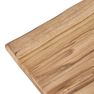 Planche à découper / à pain rectangulaire L. 30 cm en bois de teck - MELBA