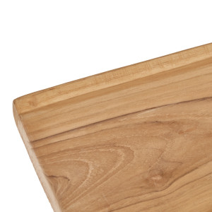 Planche à découper L.40 cm en bois de teck avec poignée originale – NOLA
