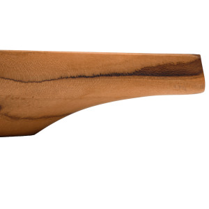 Plateau de présentation 49 cm pour apéro en bois de teck – TOMAS