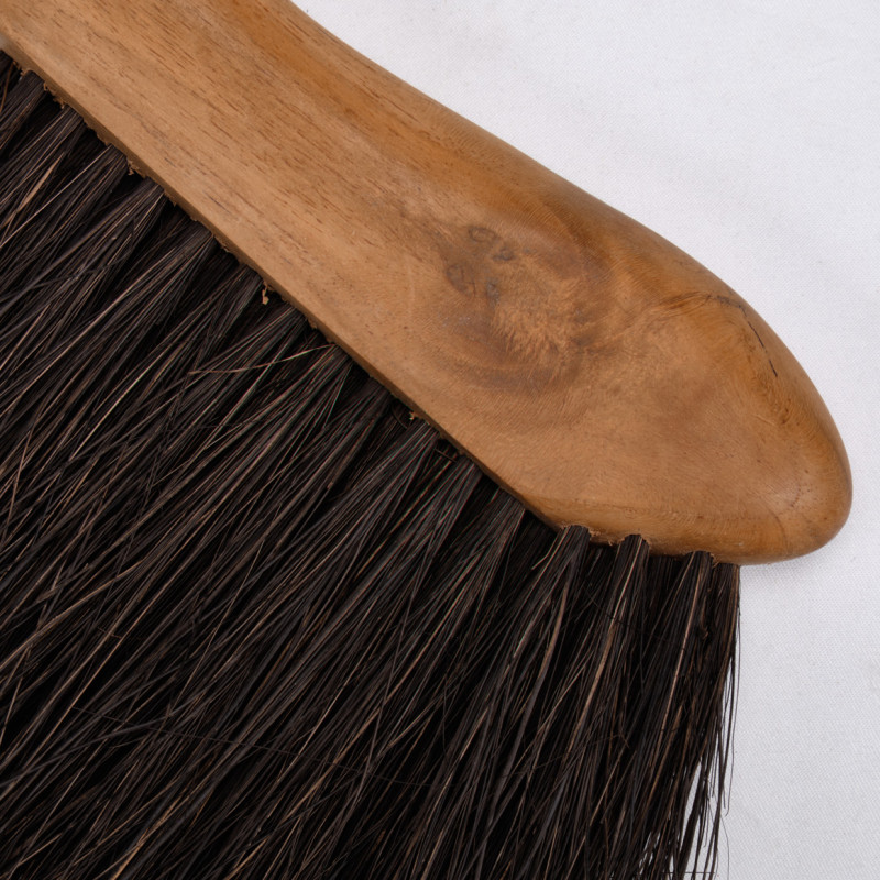 Lot de 2 balayettes brosses à poussière en bois de teck et fibre de palmier - ANGELICA 01
