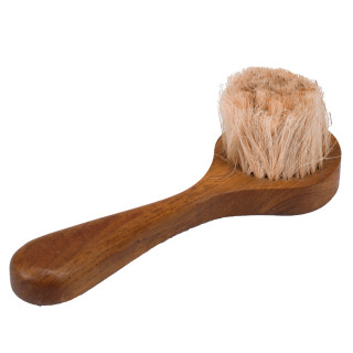 Lot de 2 brosses palot à cirer polir le cuir en bois de teck et fibre d’ananas - ONI 01