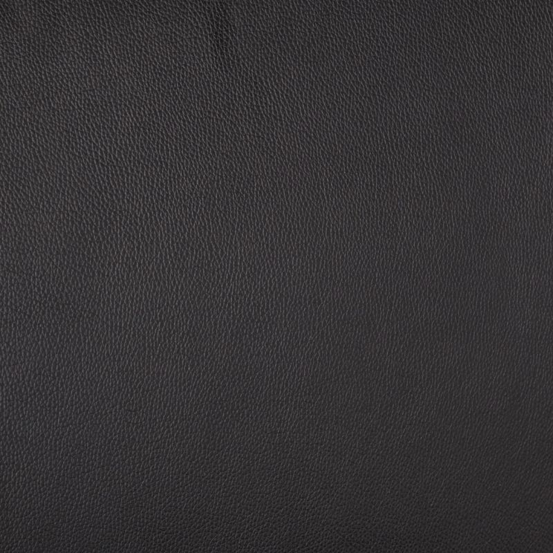 Lot de 2 chaises noires en simili empilables - LUFY