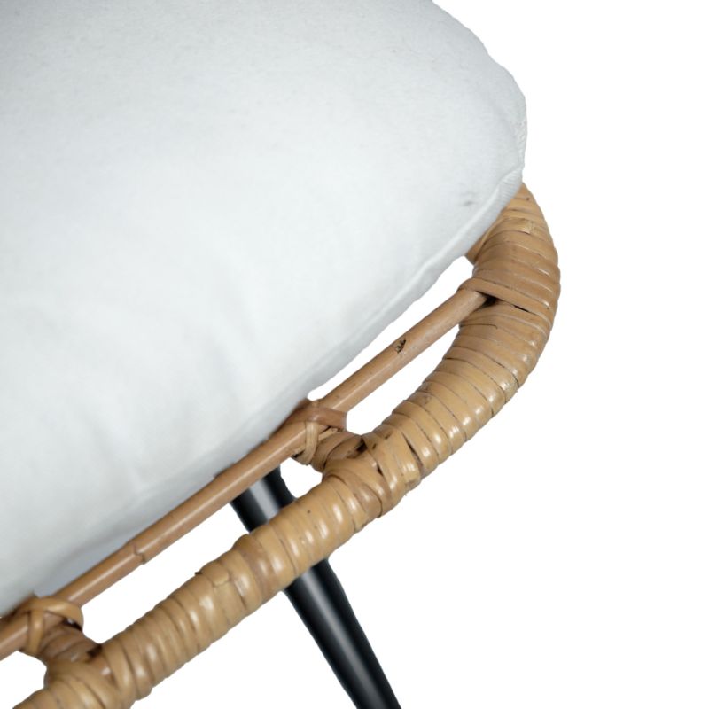 LOT 2 Chaises en rotin naturel - KANDY