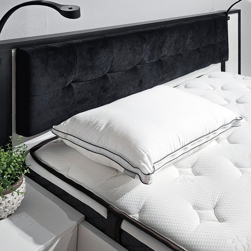 Oreiller Ajustable 65 x 45 cm Housse Tencel™ Rembourrage Technofibre Mousse à de Mémoire de Forme et Gel Rachaîchissant - JEAN