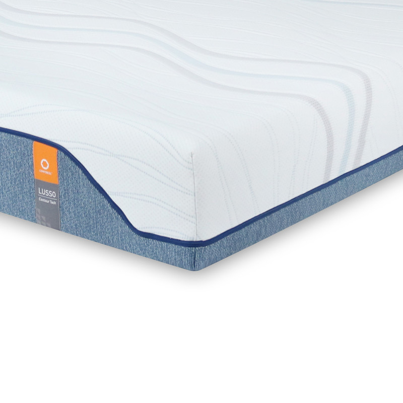 Matelas à mémoire de forme multi-couches 160 x 200 cm queen size gel thermorégulateur AirFeel™ anti-allergènique – LUEUR