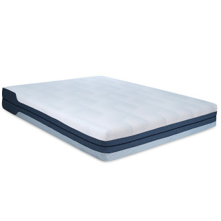 Matelas réversible à mémoire de forme 180 x 200 cm gel thermorégulateur Air Feel™ et mousse flexible gel liquide – SUNRISE