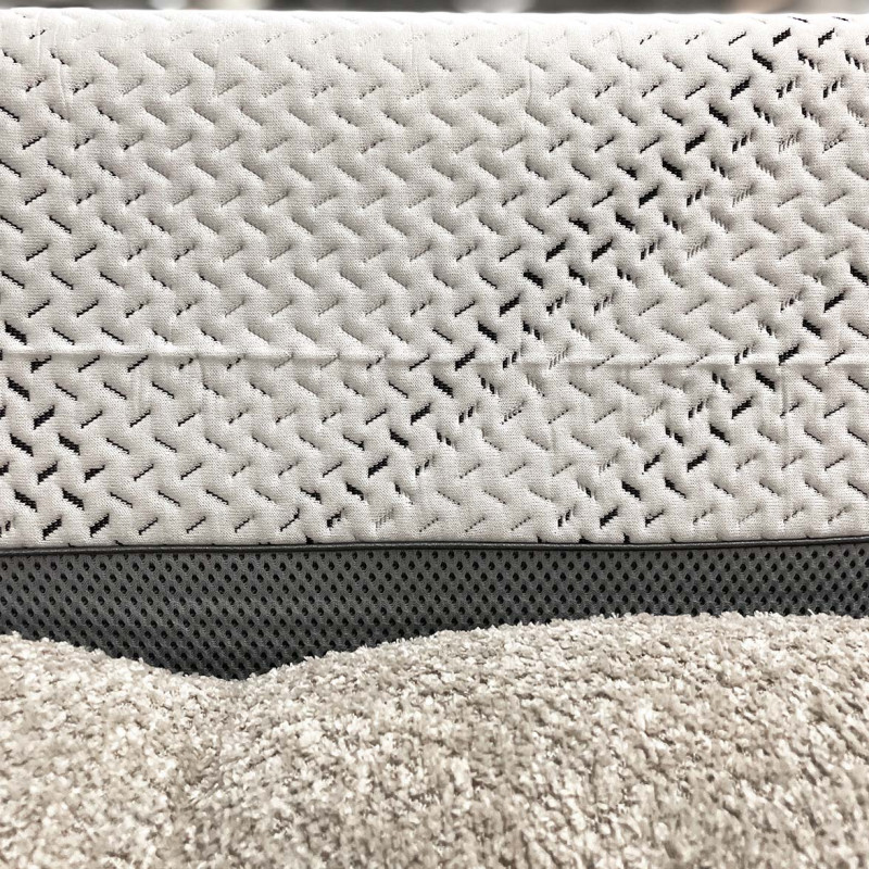 Matelas à mémoire de forme 140 x 190 cm gel thermorégulateur Air Feel™ et gel classique rafraîchissant – SONGES