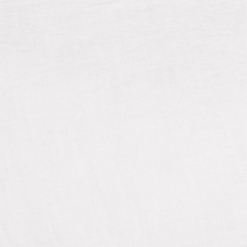 Drap Housse 160 x 200 cm en Lin Lavé Blanc avec Hauteur de Bonnet 30 cm - Linge de Lit - LUISA