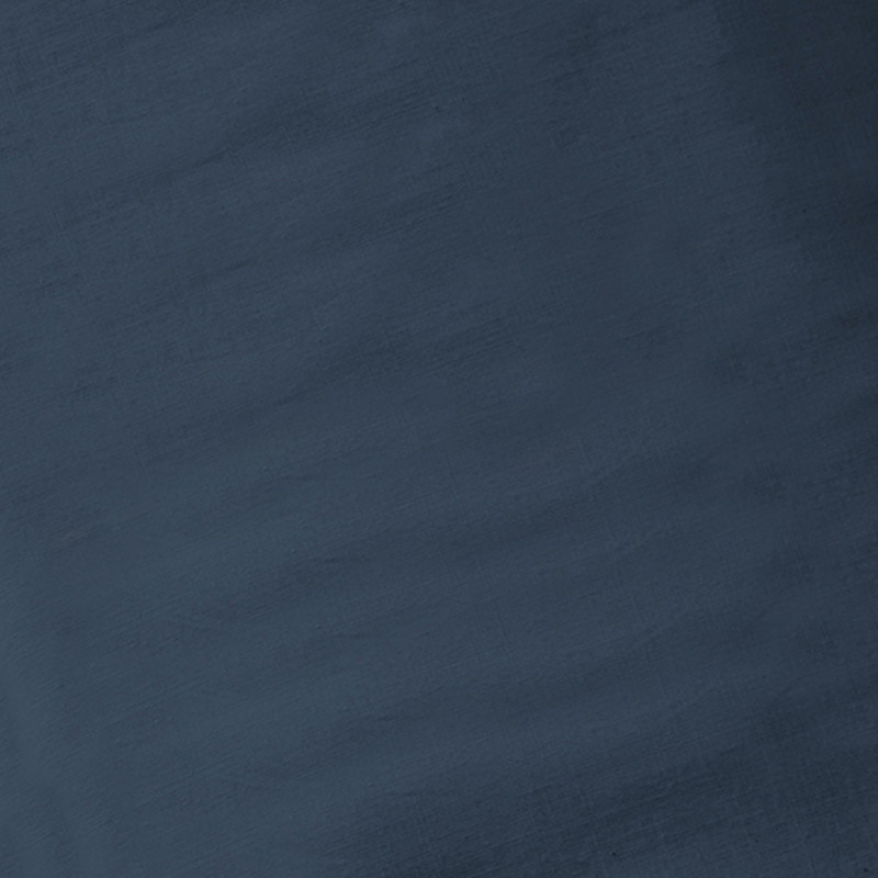 Drap Housse 90 x 190 cm en Coton Bleu avec Hauteur de Bonnet 30 cm - Linge de Lit - JULIETA