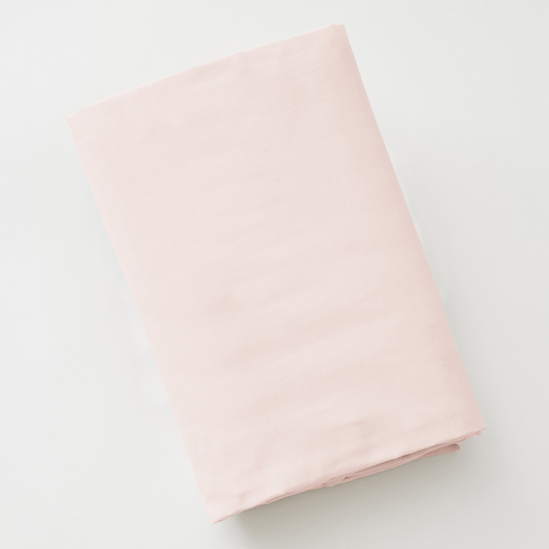 Drap Housse 140 x 190 cm en Coton Rose avec Hauteur de Bonnet 30 cm - Linge de Lit - JULIETA