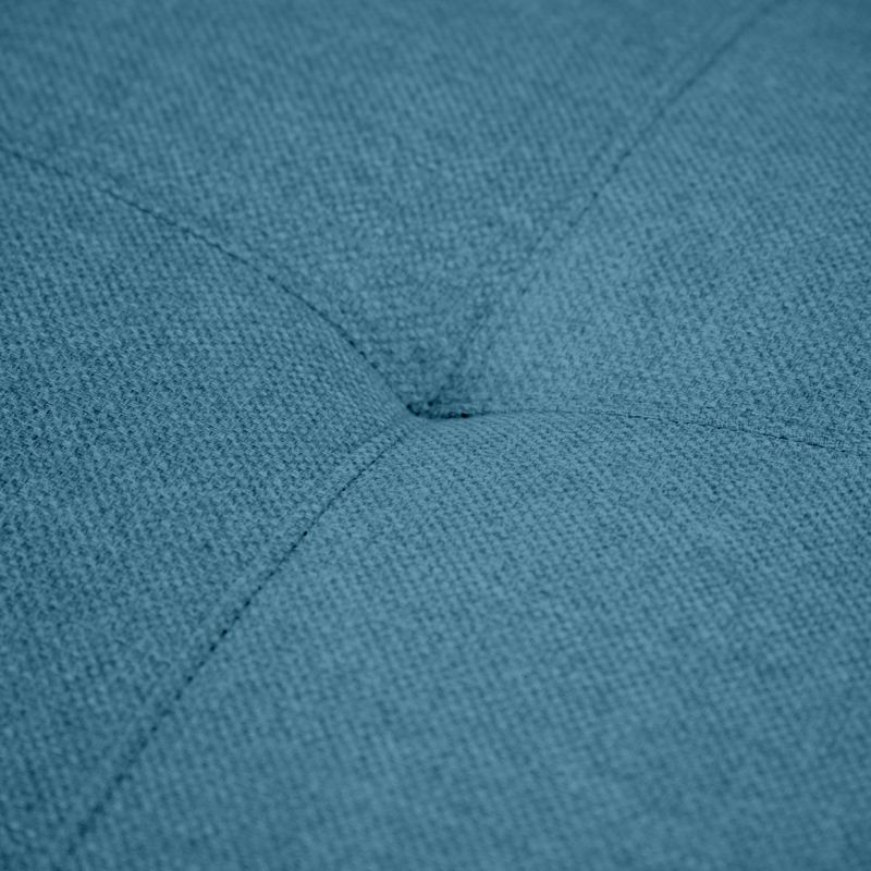 Angle pour canapé modulable en tissu bleu dossier réglable - GINA