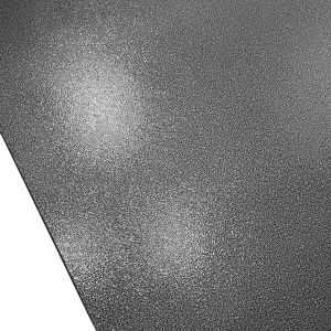 Table extensible 140 à 200 cm en verre effet métal poudré - MARGE